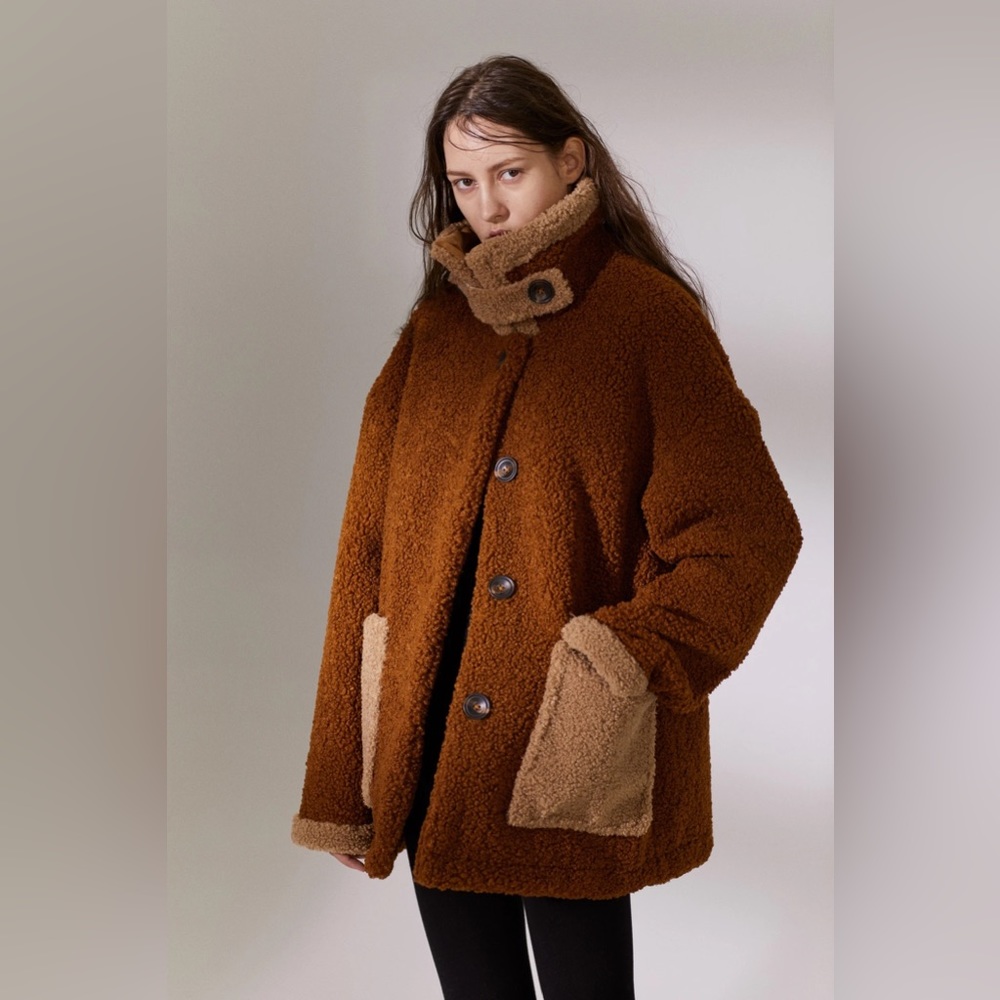 Biker Teddy Coat S